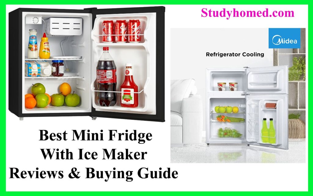 Mini Fridge with Ice Maker